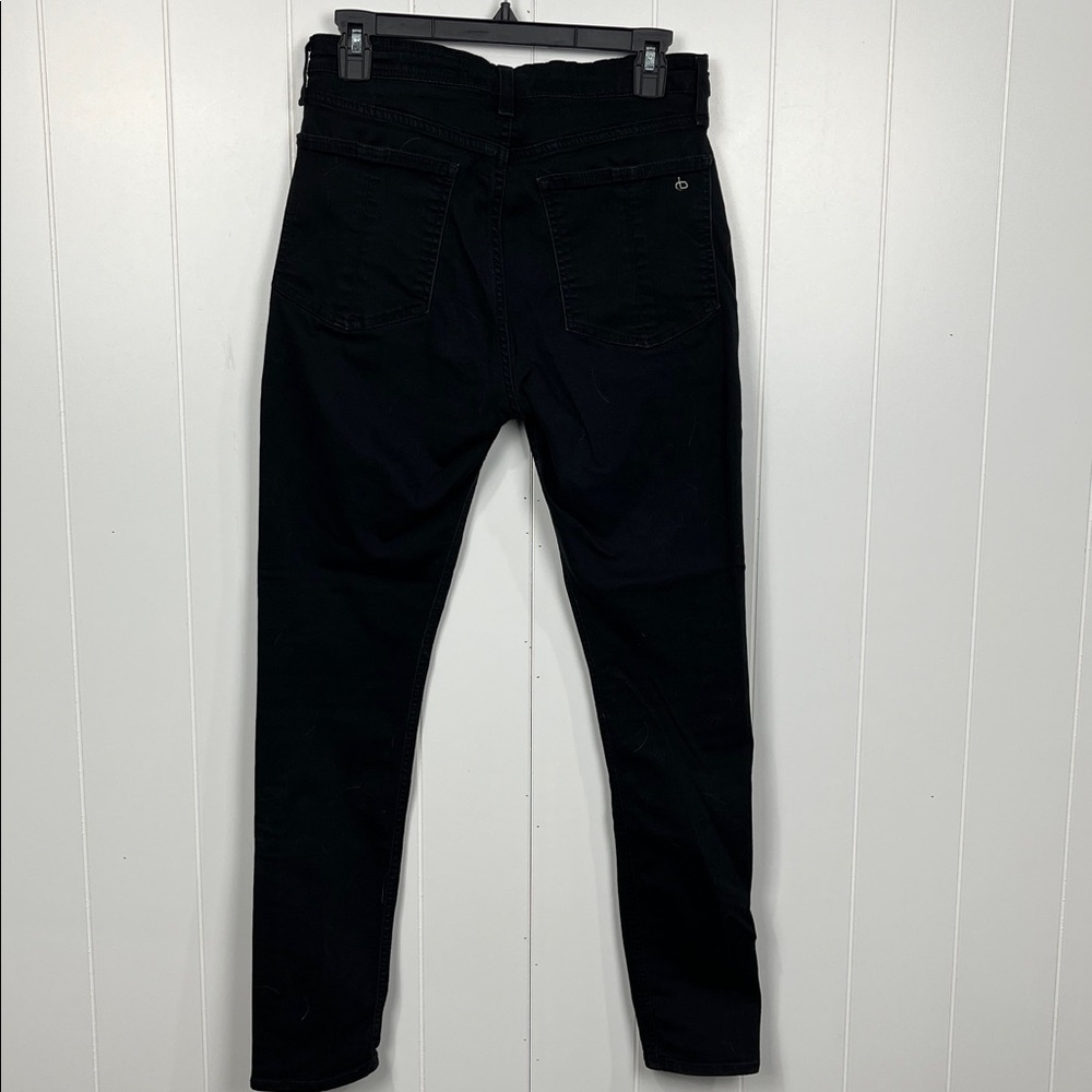 Rag & Bone Womens Nina High Rise Skinny Jeans 28 Black Button/Fly Pockets EUC - Picture 7 of 12